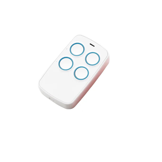 433MHz Auto Copy Remote Control Electric Garage Door Opener Remote Controller Duplicator Clone Cloning Code 4 Keys Transmitter Oasis Select WHITE