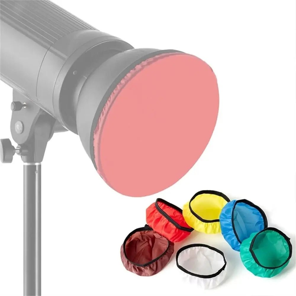 Soft Light Diffuser Sock 7" 18cm Soft Light Protective Cover Studio Strobe Bowen Mount Standard Reflector Photography Flash 55 ° Oasis Select