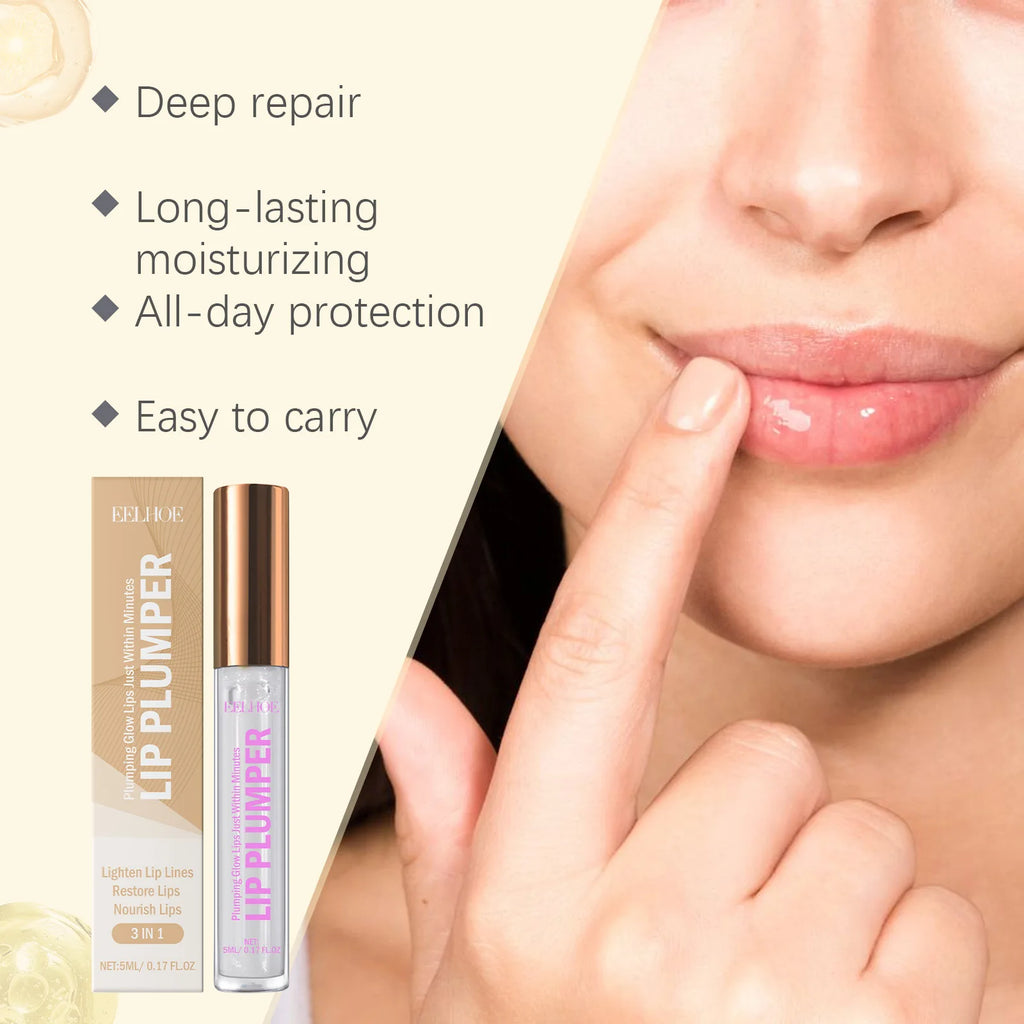 EELHOE Lip Plumper Oil – Volumising, Nourishing & Brightening Lip Plumper Oil Oasis Select