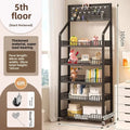 Snack shelves Internet celebrities Snack food and beverage supermarkets Mobile shelves Convenience store Multi-layer Oasis Select Five-story 60CM B