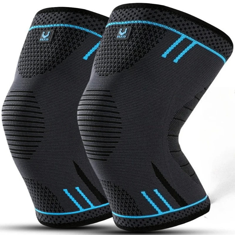 1pcs Summer Outdoor Sports Cycling Football Basketball Knitted Knee Pads Breathable Comfortable Non Slip Protective Gear Oasis Select