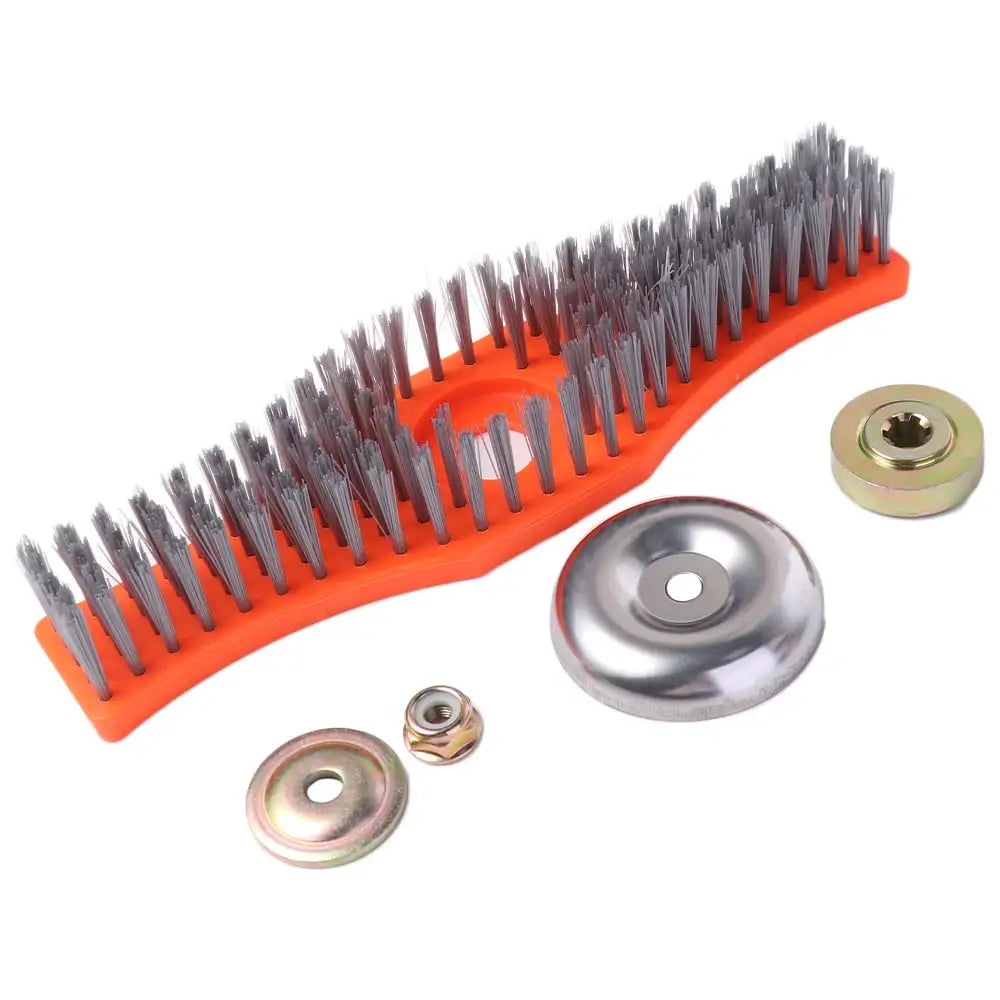 Polyester Garden Cleaning Brush | Adjustable Handle Lawn Tool