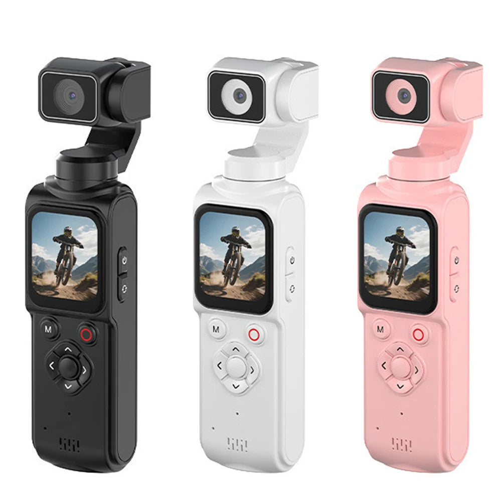 4K WiFi Action Camera – 330° Rotation, Face Tracking & Touch Screen