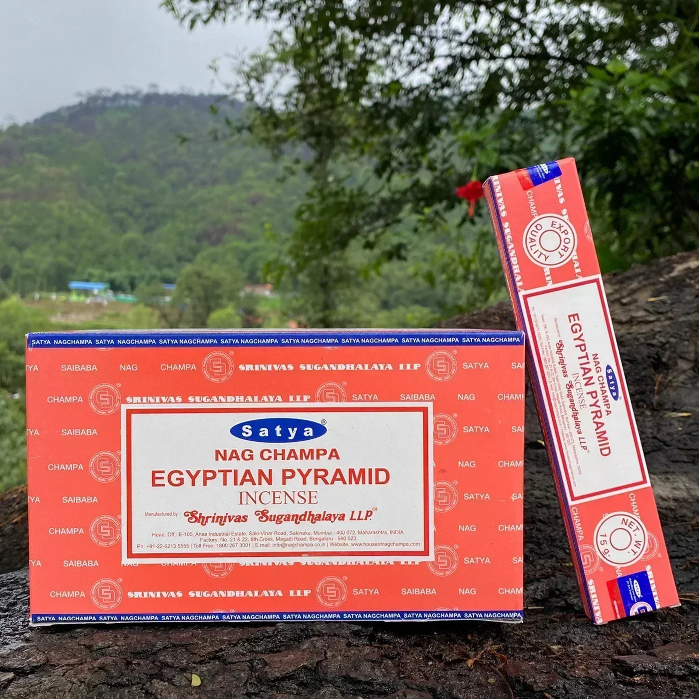 12box/6box Satya India Stick Incenses White Sage Sandalwood Palo Santo Peruvian Sacred Wood Aromatherapy Home Incense NAG Champa Oasis Select EGYPTIAN PYRAMID 6 small boxex