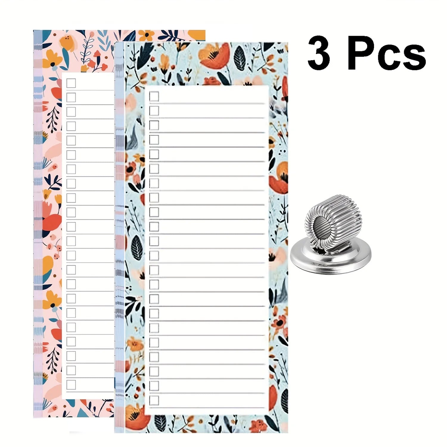 2 Includ 1 Note Pen Holder Magnetic Shopping List Notebook Clip 100 Oasis Select 3 Pcs