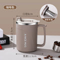 450ML Stainless Steel Insulated Coffee Mug with Detachable Tea Strainer, Leak-Proof Lid, and Handle - Double-Walled Thermal Cup Oasis Select Coffee 450ml
