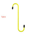 S-Shaped Brake Caliper Hanger Hooks with Rubber Tips - Universal Auto Tool for Brake Pad Replacement & Maintenance Oasis Select 1 Pack (Yellow)
