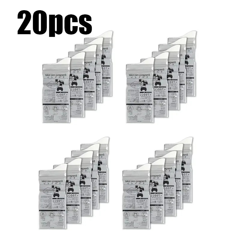 5/10/30pcs Car Camper Adult Portable Wc Toilet Potty Catheter Adult Urinal Coagulant Vomit Bag Pee Funnel Accessories Novelties Oasis Select 20pcs