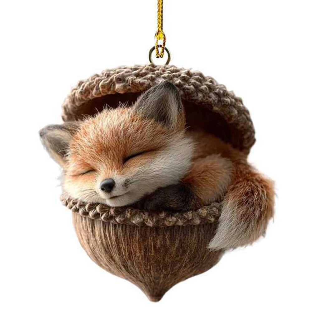 Acrylic 2D Animal Christmas Ornaments | Tree Pendants
