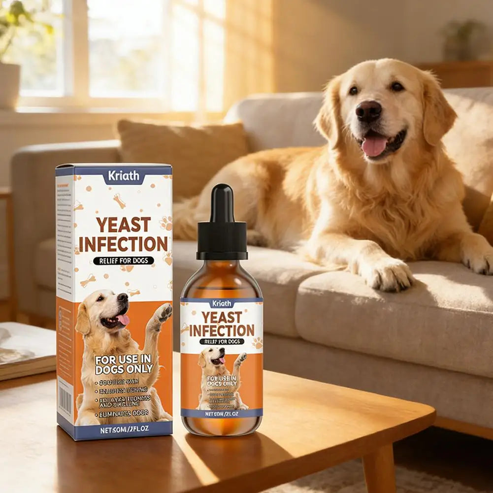 Natural Herbal Drops for Dogs – Yeast, Skin & Ear Relief 60ml