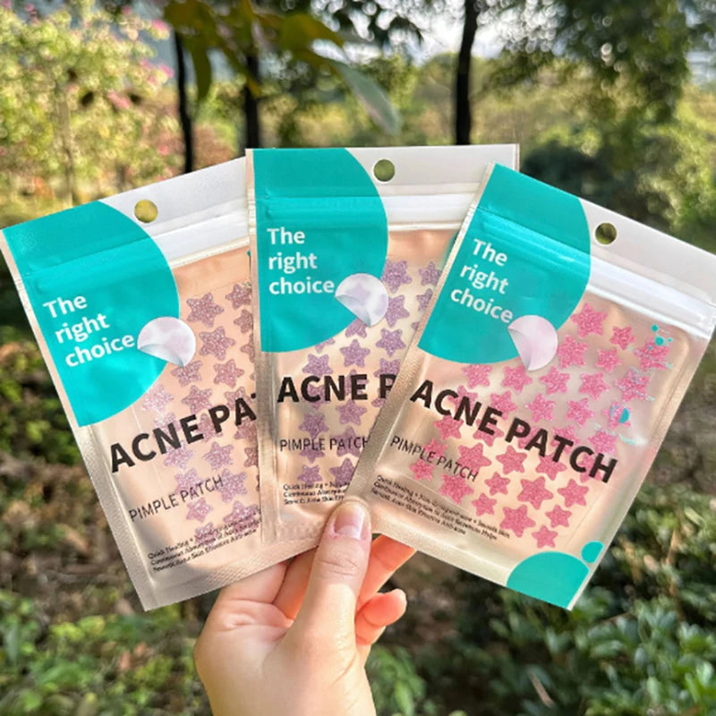 40/51pcs Star Colorful Invisible Pimple Patch Acne Removal Skin Care Stickers Concealer Face Spot Beauty Christmas Halloween Oasis Select