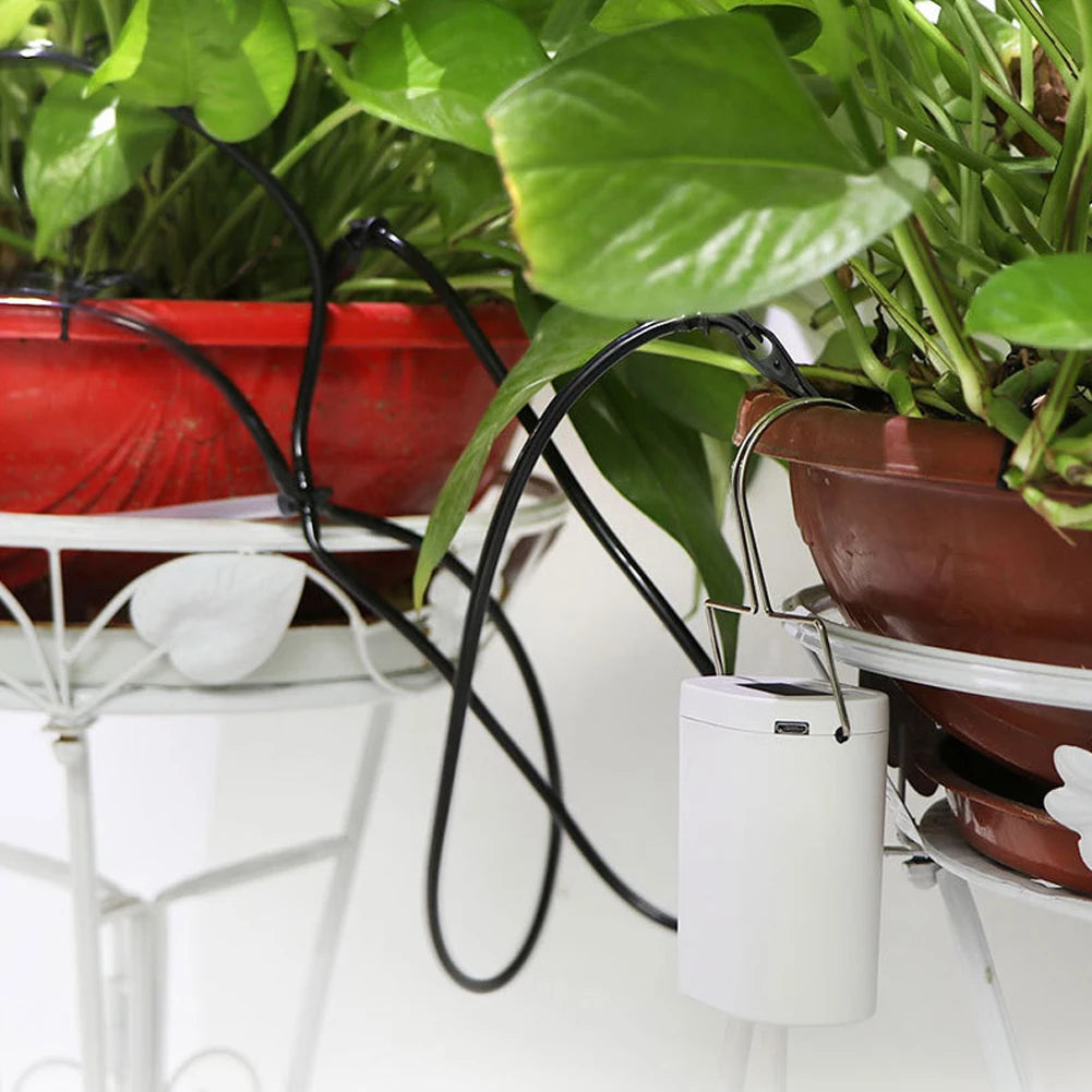 Automatic Plant Flower Watering Pump 2/8/16 Heads Pump Flowers Plants Home Sprinkler Indoor Plant Watering Device Garden Tool Oasis Select