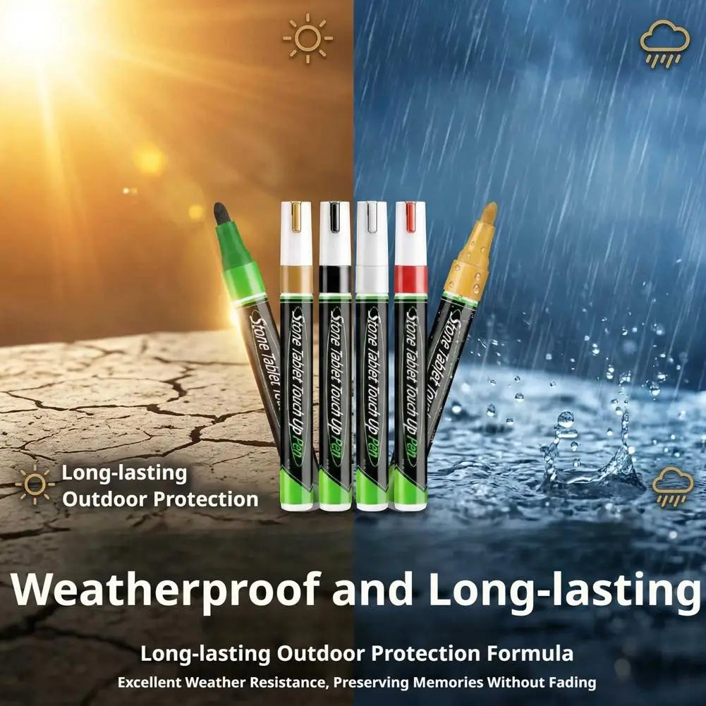 Tombstone Marker Pen Set – Waterproof Grave Inscription Pens