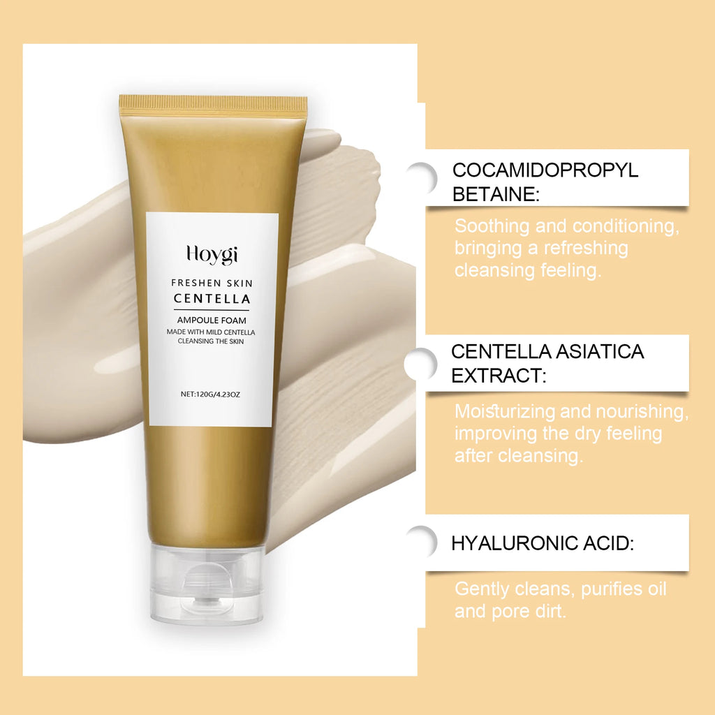 Centella Skin Care Set Centella Serum Face Wash Cleansing Oil Facial Care Set Soothing Refreshing Smooth Glowing Face Essence Oasis Select