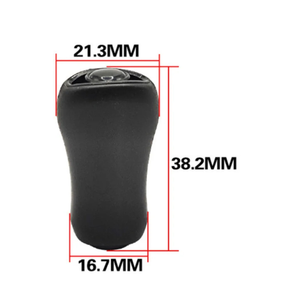 Rubber Reel Knob Black 38.2mm For Daiwa 25 PR100 Baitcasting Fishing Rod Wheel Handle Grip Repair Spare Parts Kit Oasis Select
