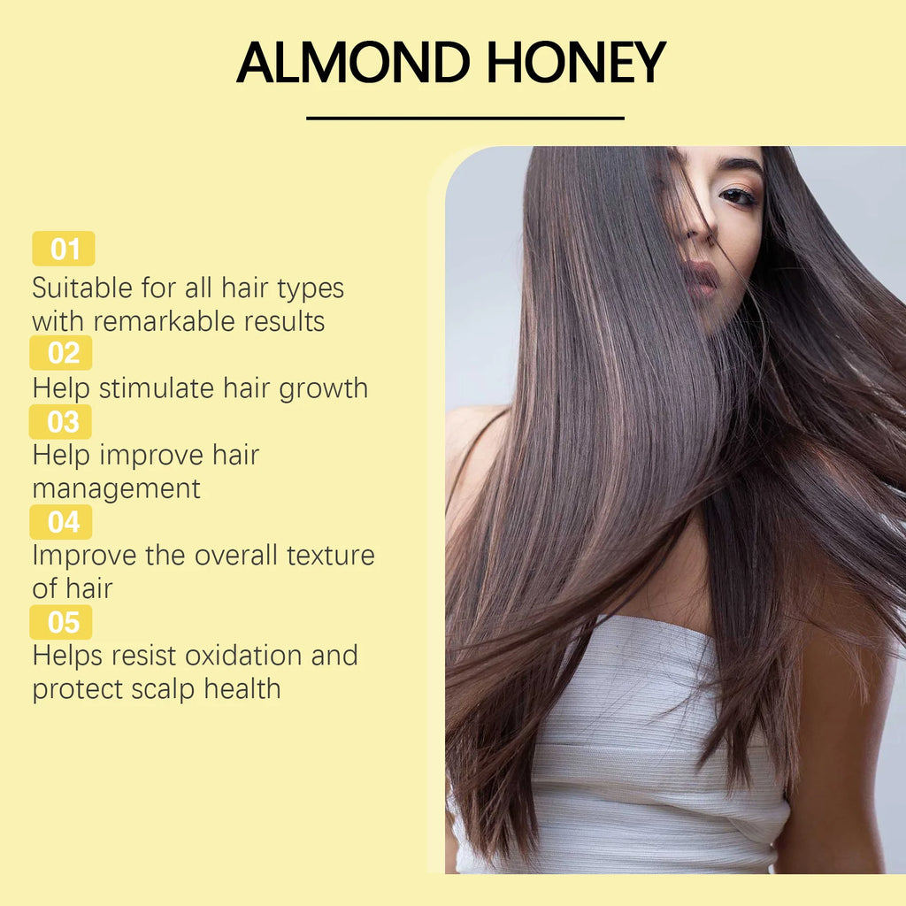 Honey & Almond Shampoo, Balm & Conditioner Kit – All Hair Types Shampoo & Conditioner Kit Oasis Select