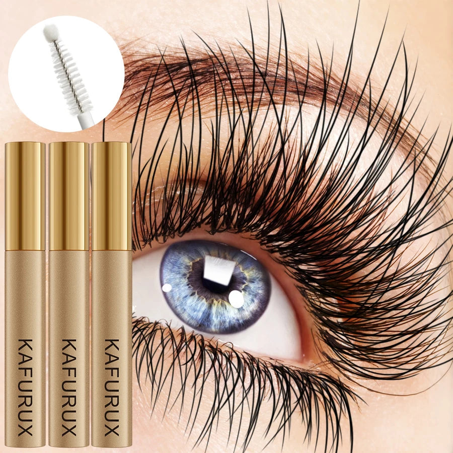 KAFURUX 3-Pack Lash & Brow Enhancer Serum | Natural Korean Beauty