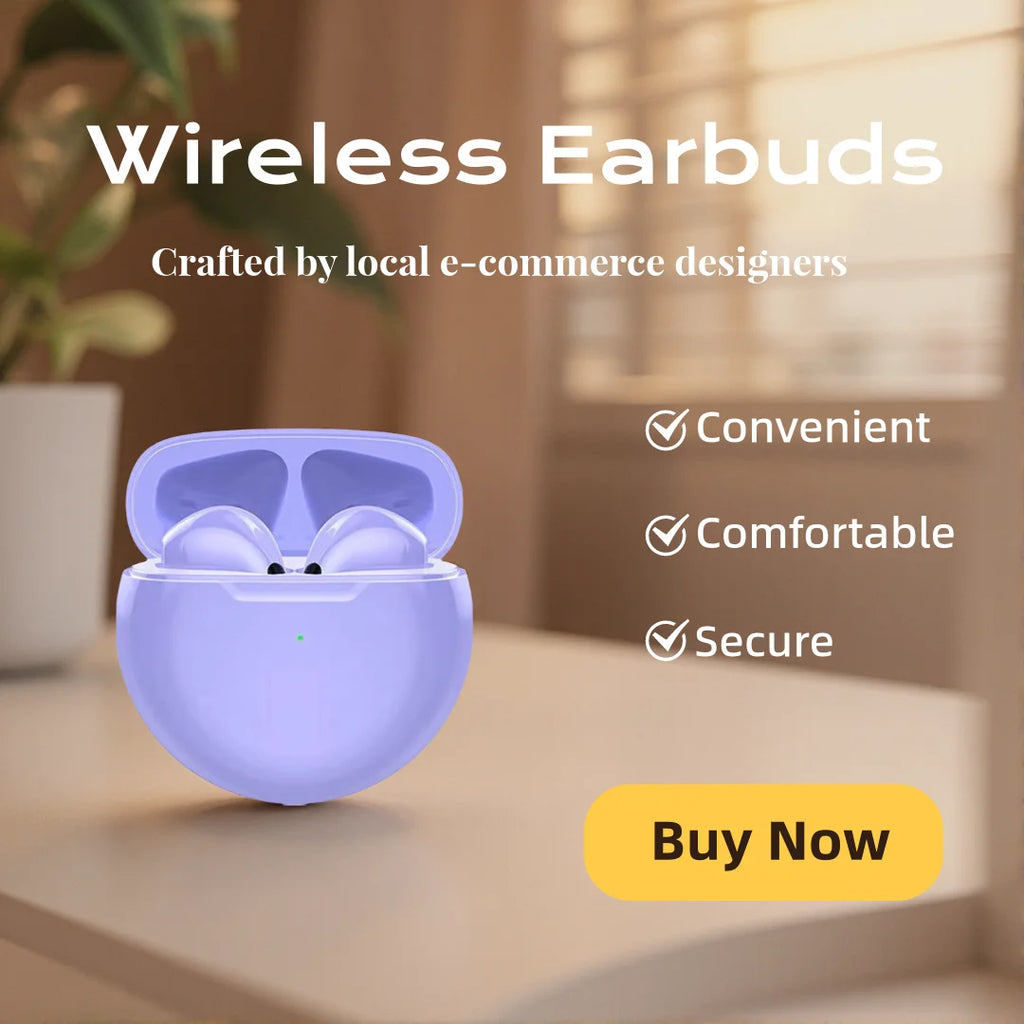 TWS True Wireless Earbuds Half In Ear Bluetooth Headphones Touch Control HiFi Stereo Sport Earphones For Android IOS Oasis Select Purple