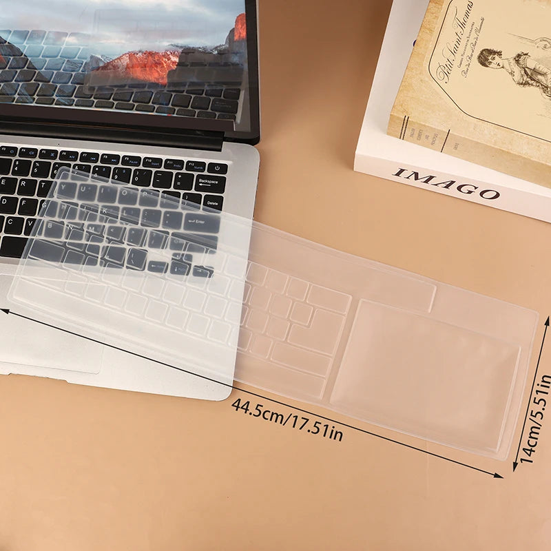 13-14 Inch 15-17 Inch Universal Laptop Notebook Keyboard Silicone Cover Dustproof Waterproof Film Keyboard Protector Skin Oasis Select 2 Transparent