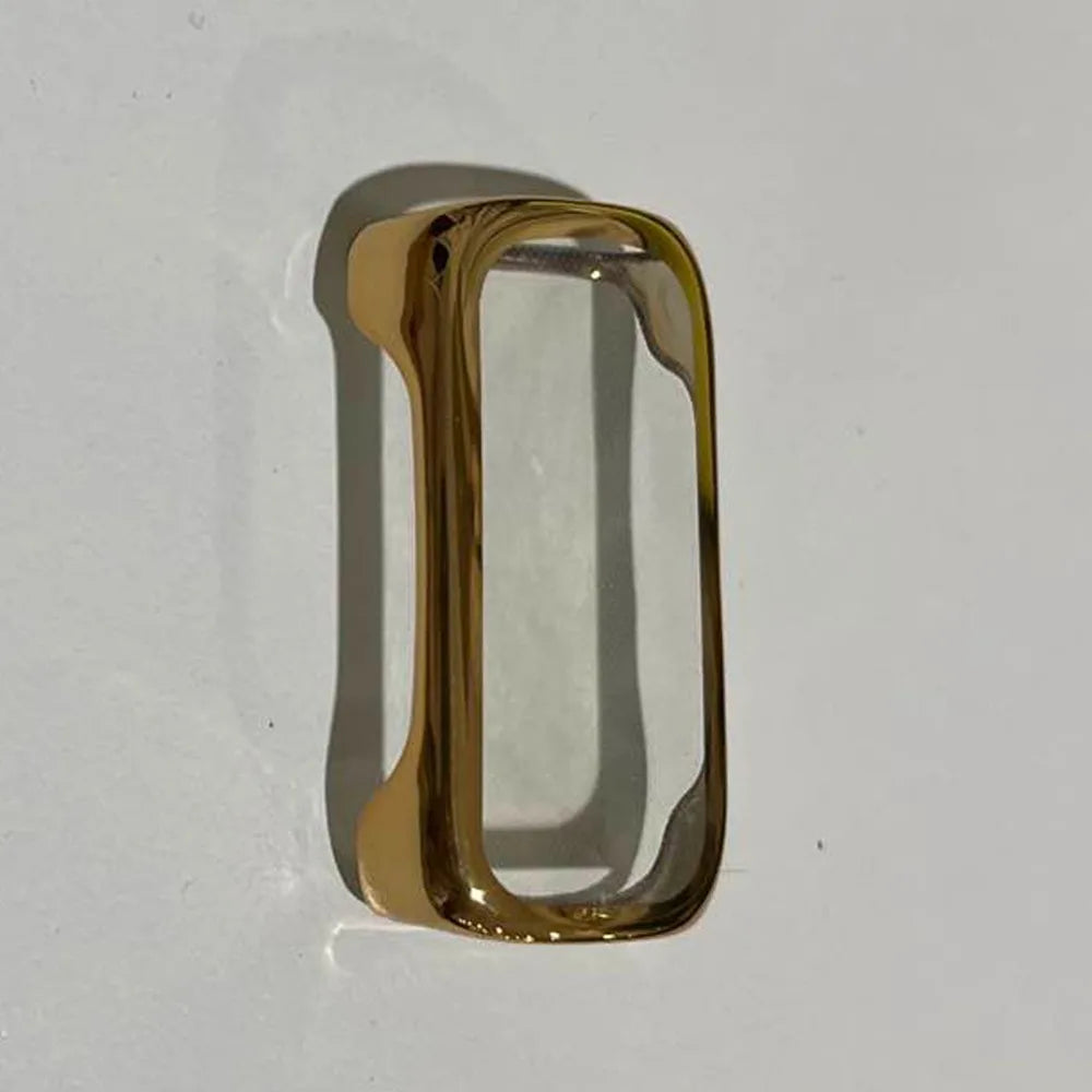 Watch Cover Case Fitbit Inspire 3 Screen Protector TPU All Inclusive Inspire 3 Watch Cover Protective Soft Fitbit Inspire 3 Case Oasis Select gold