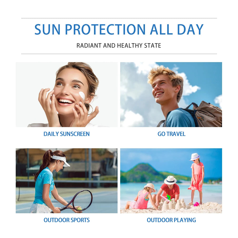 SPF50 Facial Centella Sunscreen Protector Solar Sunblock Skin Whitening Cream Korean Moisturizing Protector New Care Body Oasis Select
