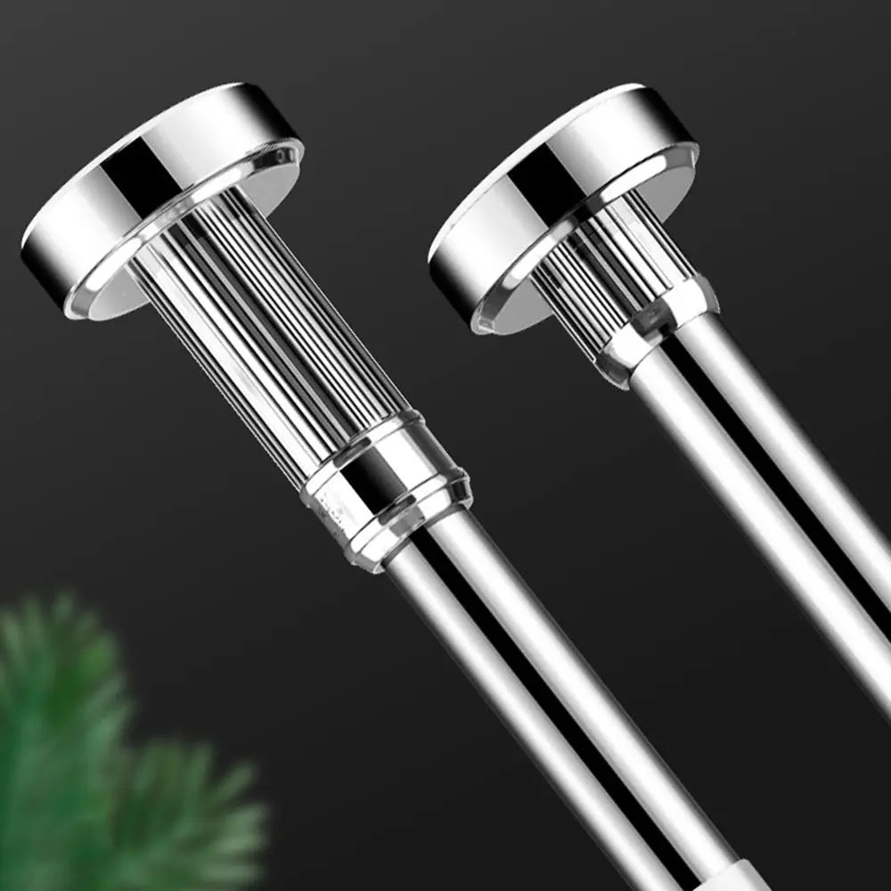 Durable Stainless Steel Clothes Drying Rack No-Drill Hollow Telescopic Pole Adjustable 35-80cm Curtain Rod for Balcony Bathroom Oasis Select