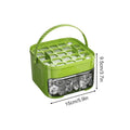 Double Layer Ice Cube Tray with Lid, Bin & Pull-Out Drawer