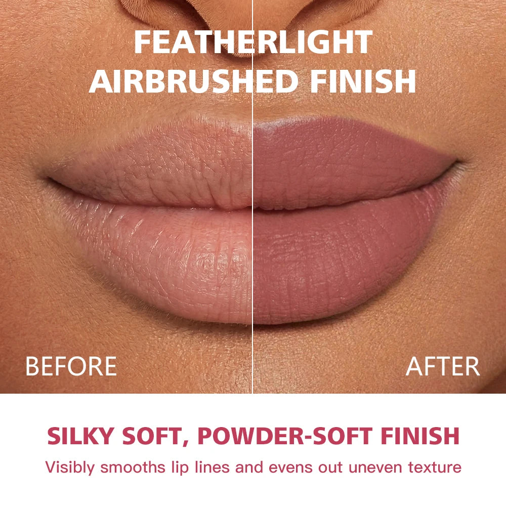 10 Shades Nude Blurring Lip Tint 2-in-1 Lightweight Long-Lasting Non-sticky Velvet Lip & Cheek Blush Lipgloss Daily Cosmetics Oasis Select