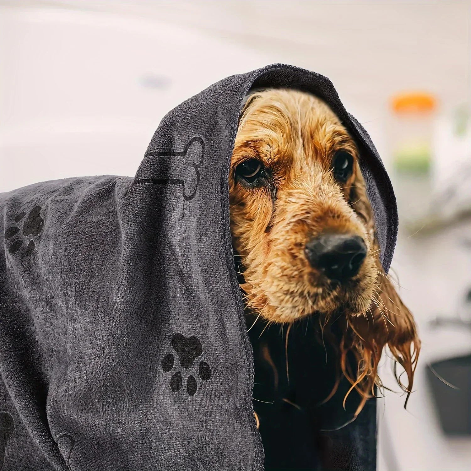 Quick-Drying Microfiber Dog Towel Absorbent Pet Bath Product Fiber Quick-drying Bath Towel Car Wiping Cloth Pet Supplies Oasis Select