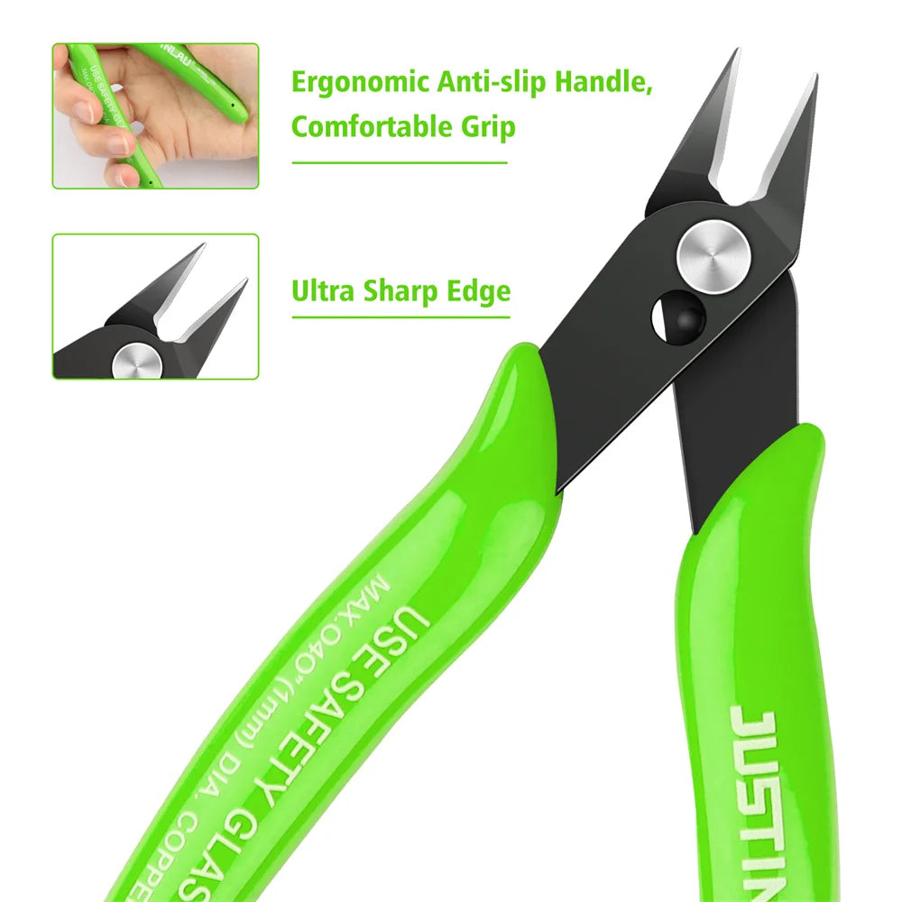 1Pc Universal Pliers Multi Functional Tool Electrical Wire Cable Cutters Cutting Side Snips Flush Carbon Steel Nipper Hand Tools Oasis Select