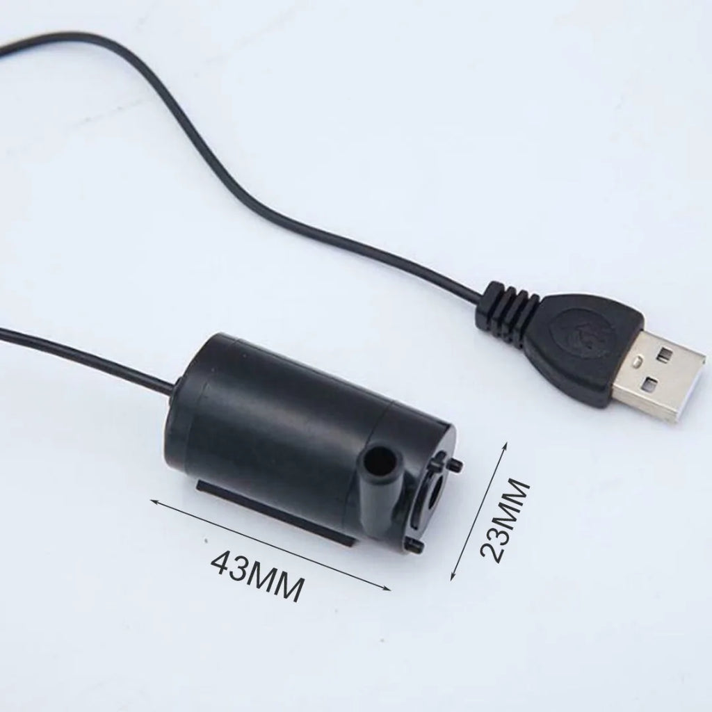 AISITIN USB Submersible Pump 1m Line DC Low Voltage Ultra-quiet Micro mini Small Water Pump 3V5V6V Oasis Select