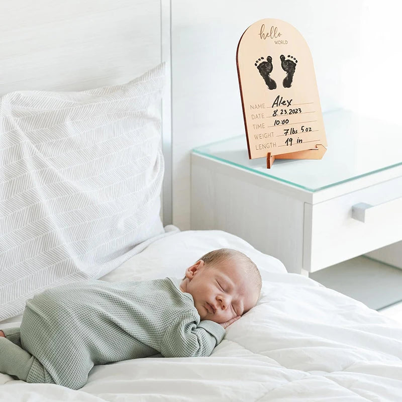 New Sale 1 Set Expectant Mothers To Announce Pregnancy Or Baby Birth Ornament Wooden Ultrasonic Photo Frame Oasis Select