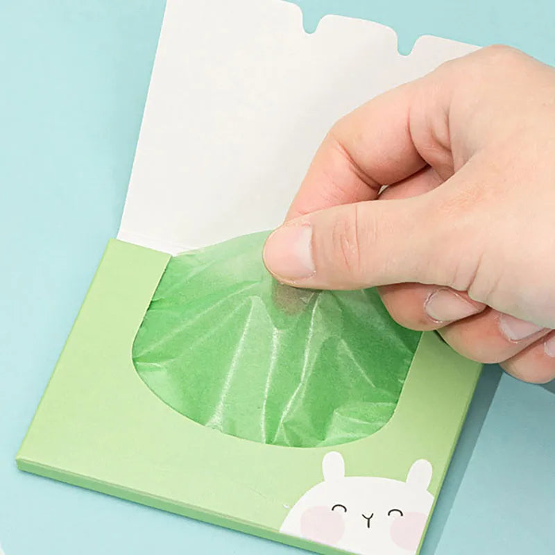 100-Pack Fragrance Facial Oil Absorbing Sheets for Women Oil Blotting Sheets Oasis Select