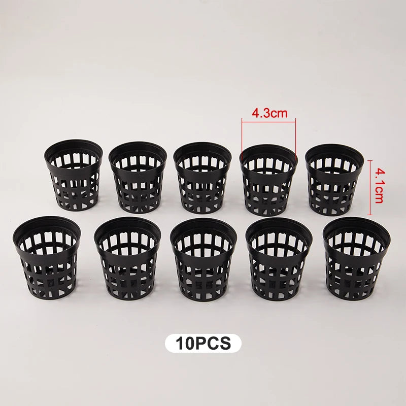 10-Pack Aquarium Plant Basket Cups | Hydroponics Planting Pots
