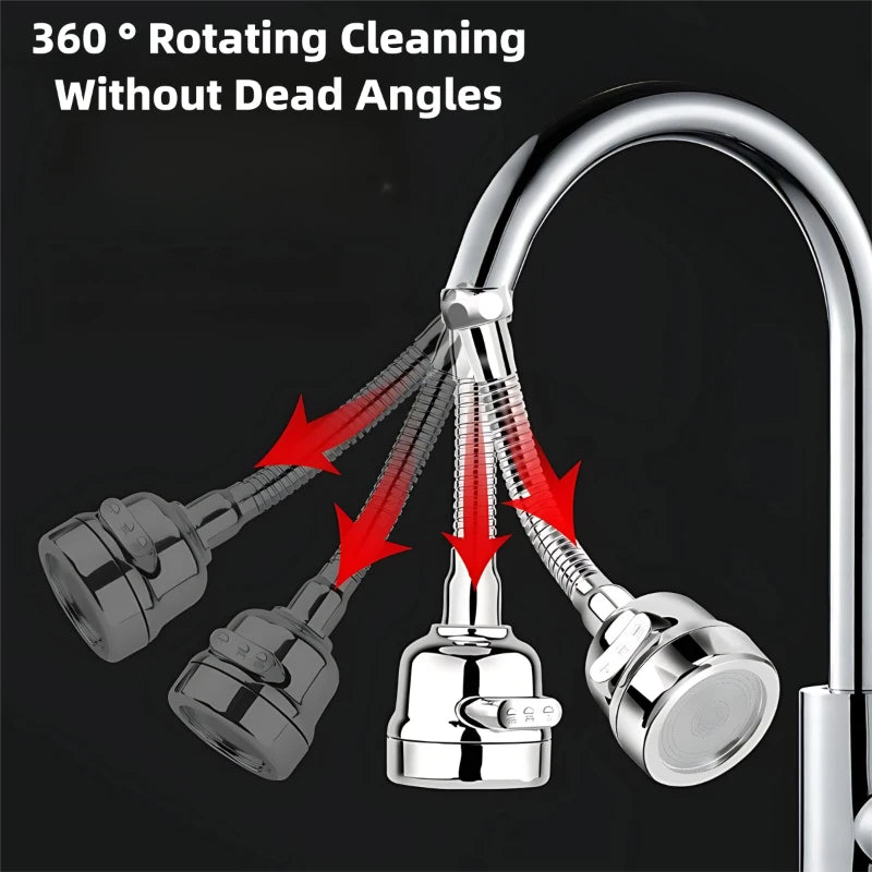 3 Modes Universal Kitchen Faucet Extenders Adapter 360° Rotation Filter Kitchen Gadgets Spray Water Saving Faucet Accessories Oasis Select
