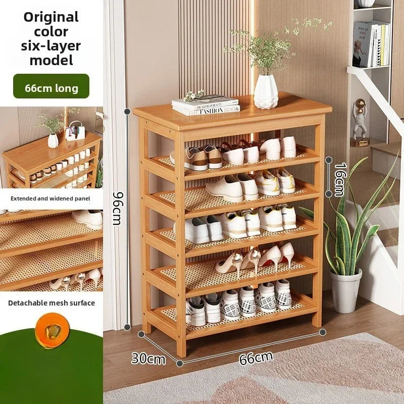Multi-functional Household Shoe Cabinet Rack Dustproof Change Stool