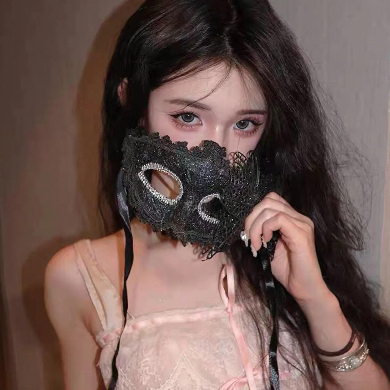 Holiday Masquerade Princess Mask for Women - Adult Party Half-Face Mask Classic Design Party Mask Masquerade Ball Mask Oasis Select G