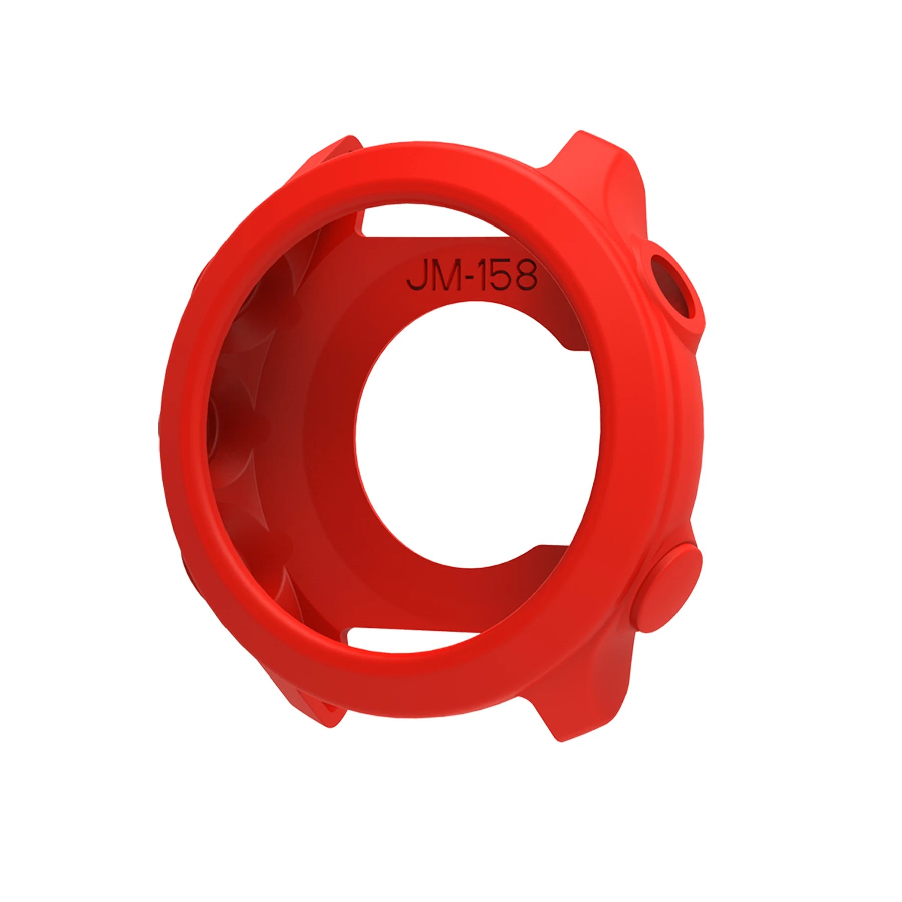 Silicone Band & Case for Garmin Forerunner 55 158 – 20mm Strap Watch Band & Case Oasis Select Red Case Forerunner 158 55