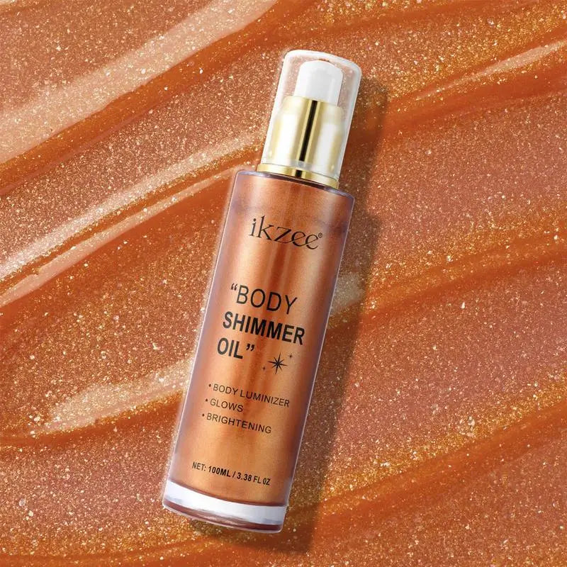 Body Shimmer Oil – Radiant Glow Highlighter Lotion All Skin Tones Body Shimmer Highlighter Oasis Select