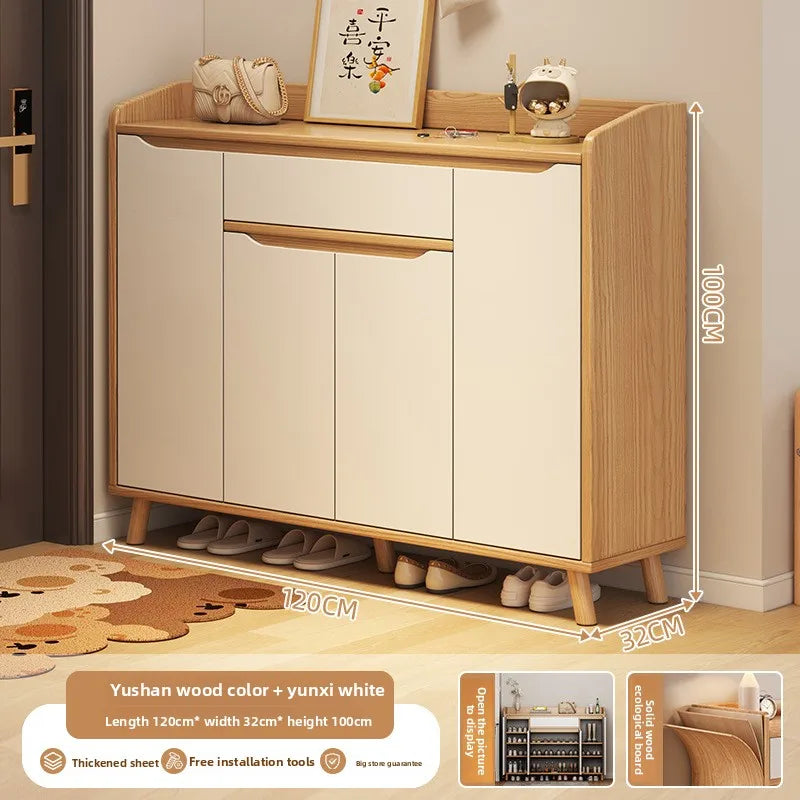 Shoe cabinet, indoor new entry locker at the entrance of the home, integrated storage shoe rack against the wall Oasis Select CK-120 32 100cm