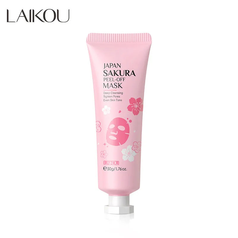LAIKOU Sakura Peel-Off Face Mask – Blackhead & Anti-Wrinkle Peel-Off Face Mask Oasis Select 50g
