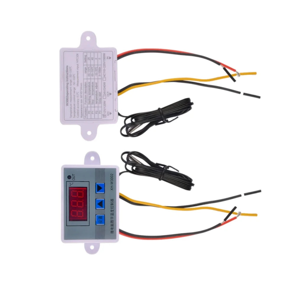 W3002 Digital Control Temperature Microcomputer Thermostat Switch Thermometer New Thermoregulator 12/24/220V For Arduino Oasis Select