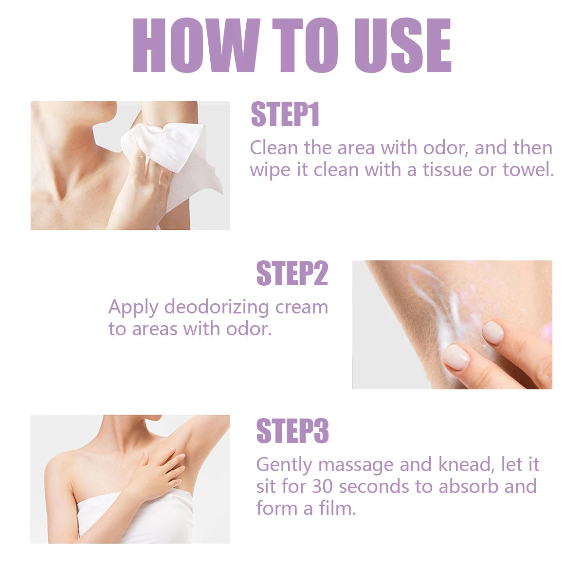 Deodorant Cream Contains Floral Ingredients, Which Can Moisturize the Skin and Keep It Dry, with a Natural Floral Scent and a Long-Lasting Fragrance Suitable for Various Parts of the Body Oasis Select