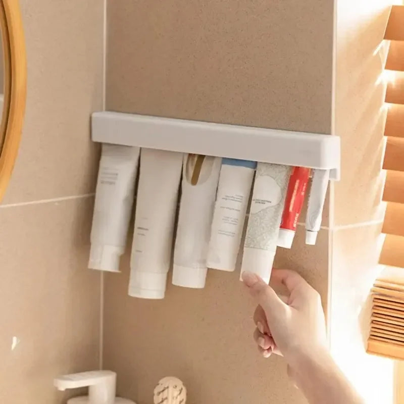 Hand Cream Storage Rack Multiple Compartment Cosmetics Sorting Box Facial Cleanser Holder Large Capacity Bathroom Organizer Oasis Select