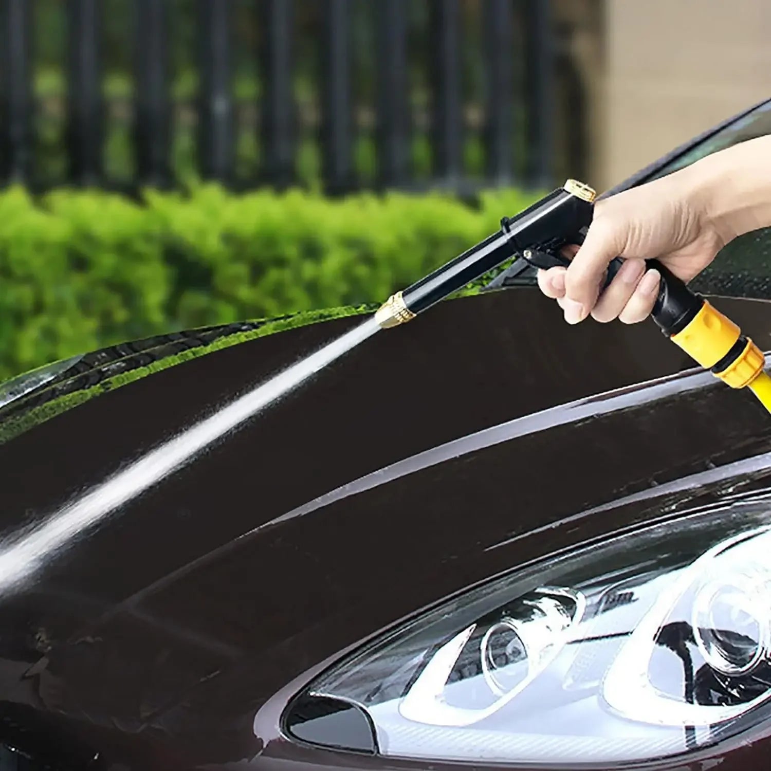 High Pressure Power Water Gun Jet Garden Washer Sprayer Watering Spray Garden Sprinkler for Cleaning Tool Oasis Select