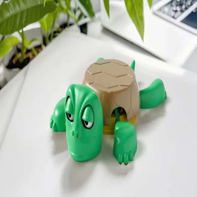 Cute Turtle Coaster 3D Printed Cup Pad, Fun Tea Coffee Mug Holder, Creative Table Decoration & Household Ornament Accessories Oasis Select green