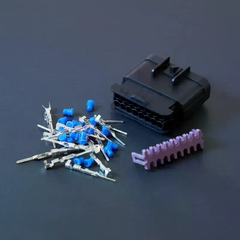 16 Pin Automotive Waterproof Connector Kit Auto Light Lamp Wire Harness Plug 15326863 15326868 For GT 150 Series Oasis Select