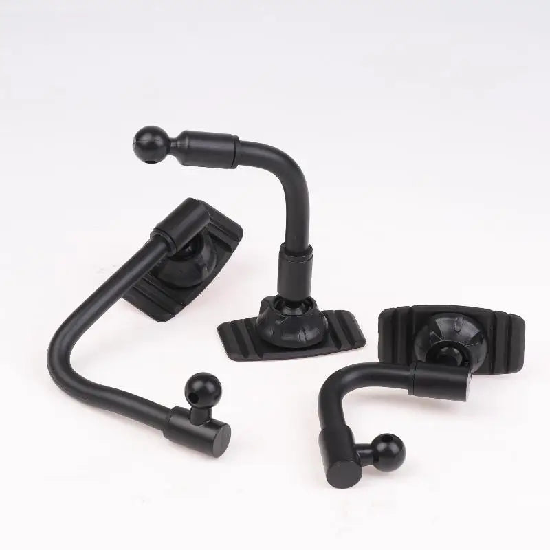 Mobile Phone Car Mount Stand with 17mm Ball Head Arm, Ideal for Dashboard and Windshield, Comes with Nano Glue Sticker Base Oasis Select