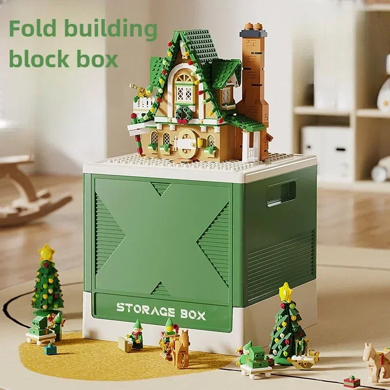 Household large capacity storage box, multifunctional storage box, building block storage box, children's toy storage box Oasis Select