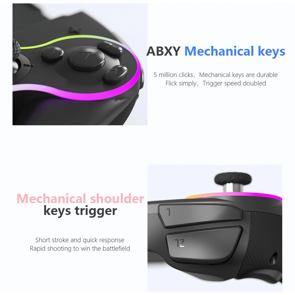 AyeBeau Wired USB Gamepad for Nintendo Switch & OLED | RGB